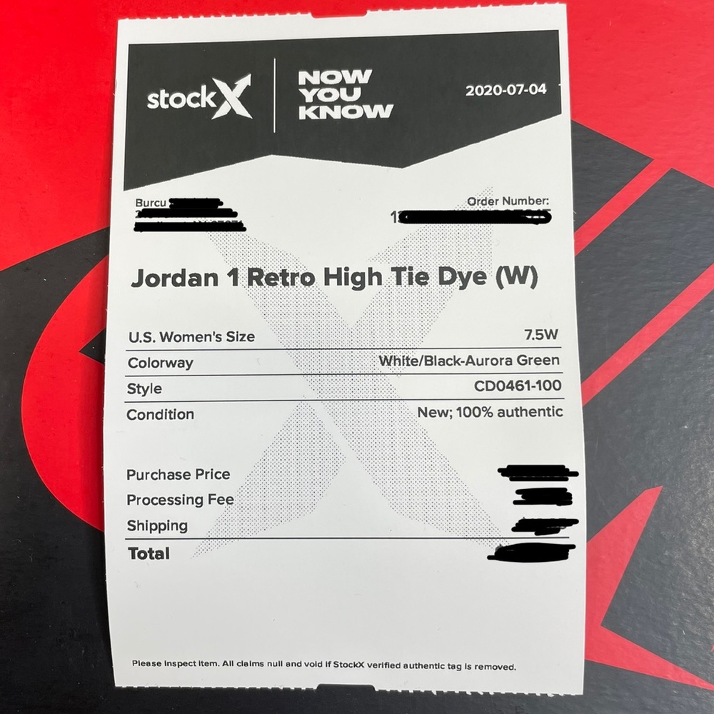 NIKE Women's Air Jordan 1 Retro High OG 'Tie-Dye' - Picture 12 of 12